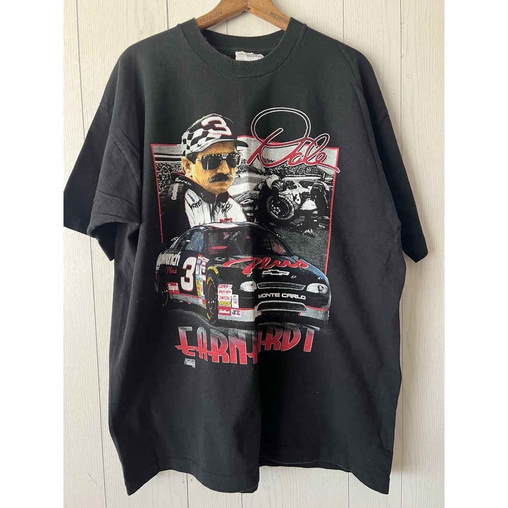 Vintage 1997 Dale Earnhardt T Shirt XXL NASCAR Double Sided Single Stitch #3